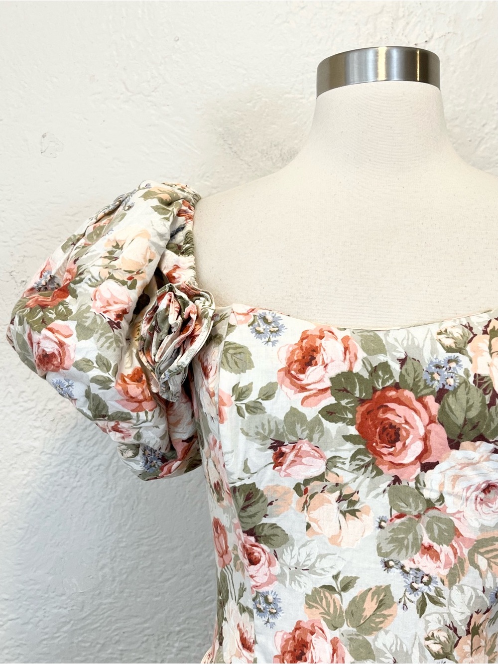 Vintage Jessica McClintock Dress Cottagecore Praire Floral Coquette size 6 XS/4 - Picture 15 of 15